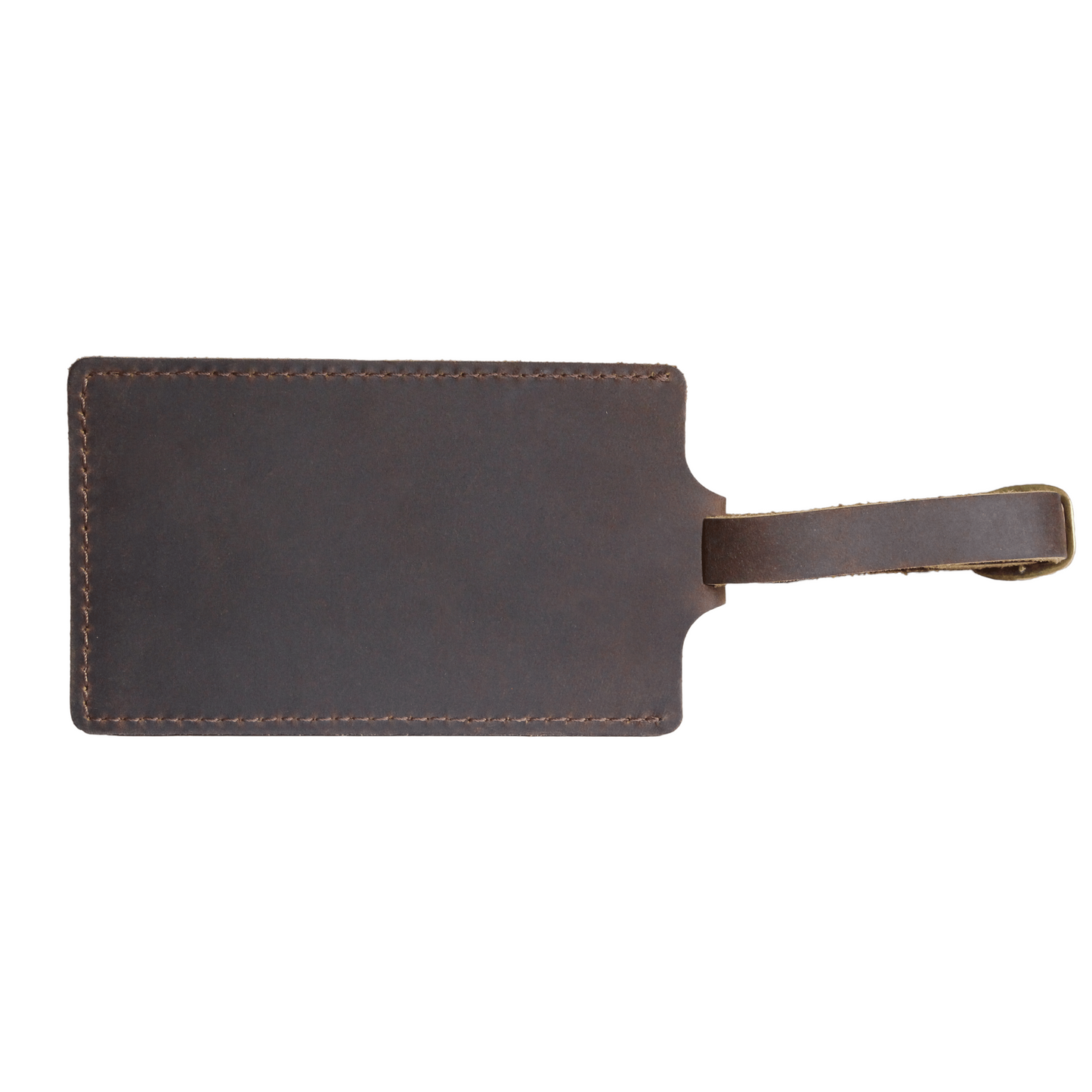 Coffee Leather Luggage tags