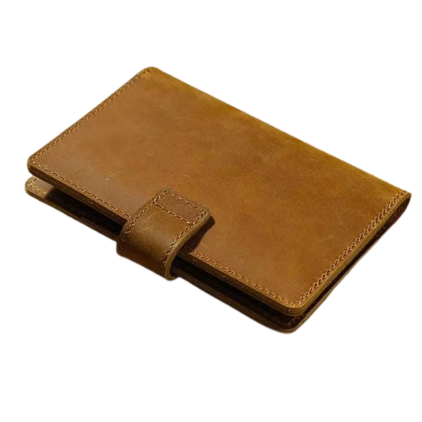 Genuine Leather Dark Brown Passport Holder