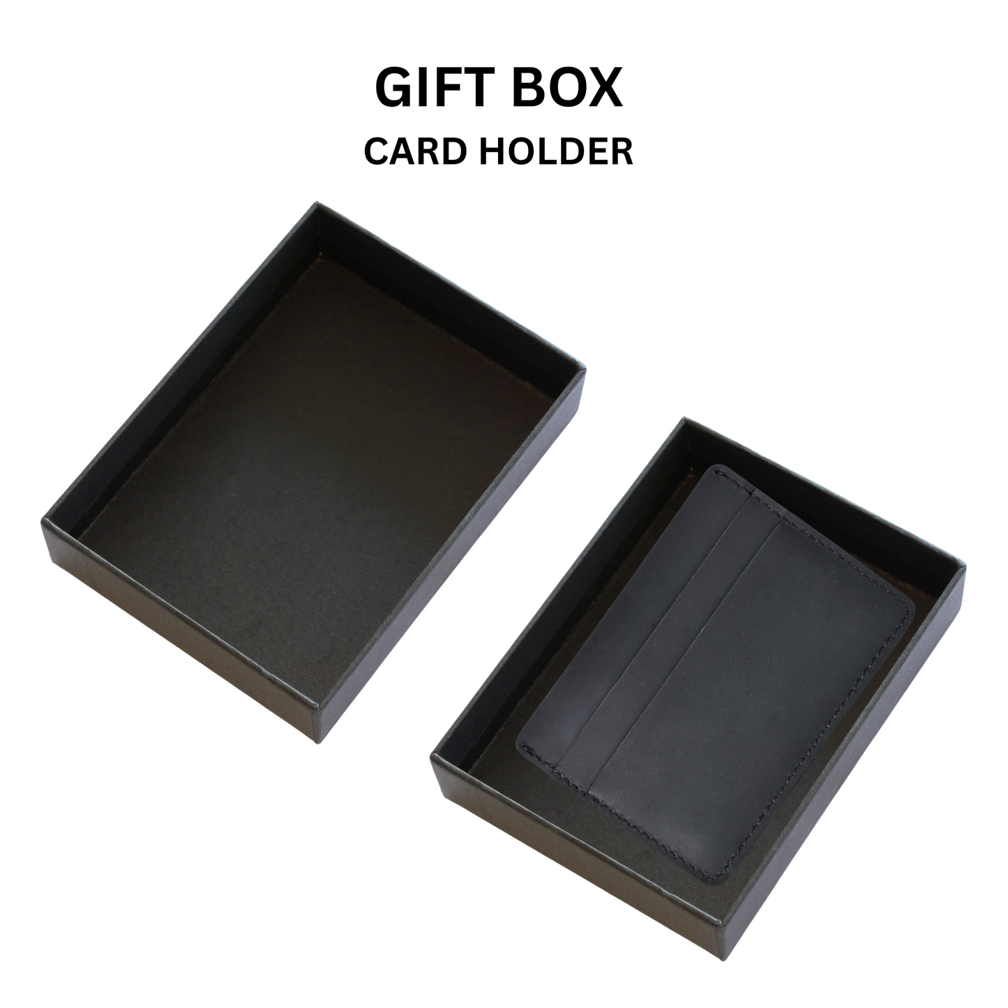 Genuine Black Card Holder