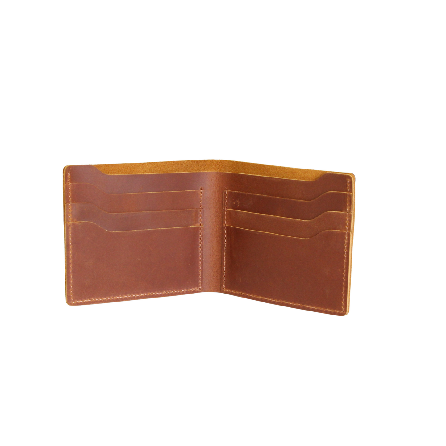 Tan leather mens wallet