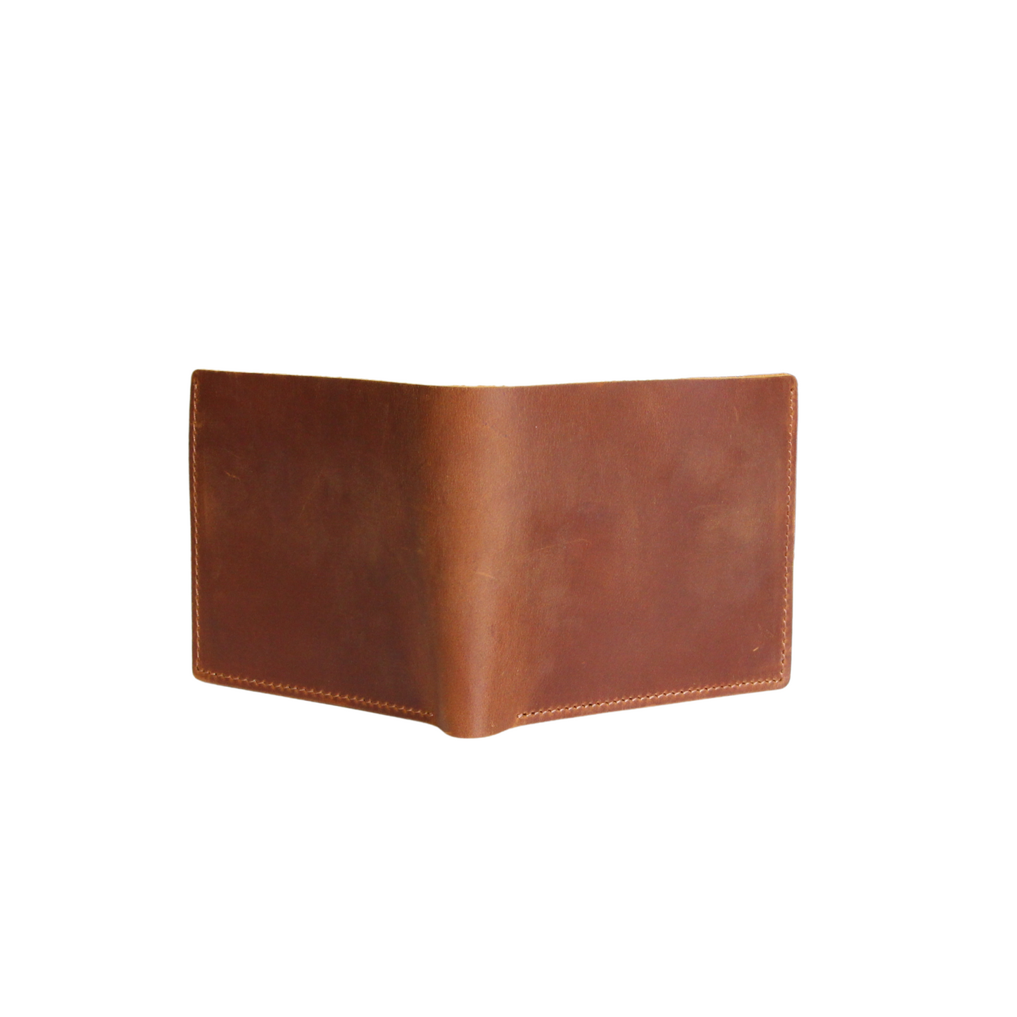 Tan leather mens wallet