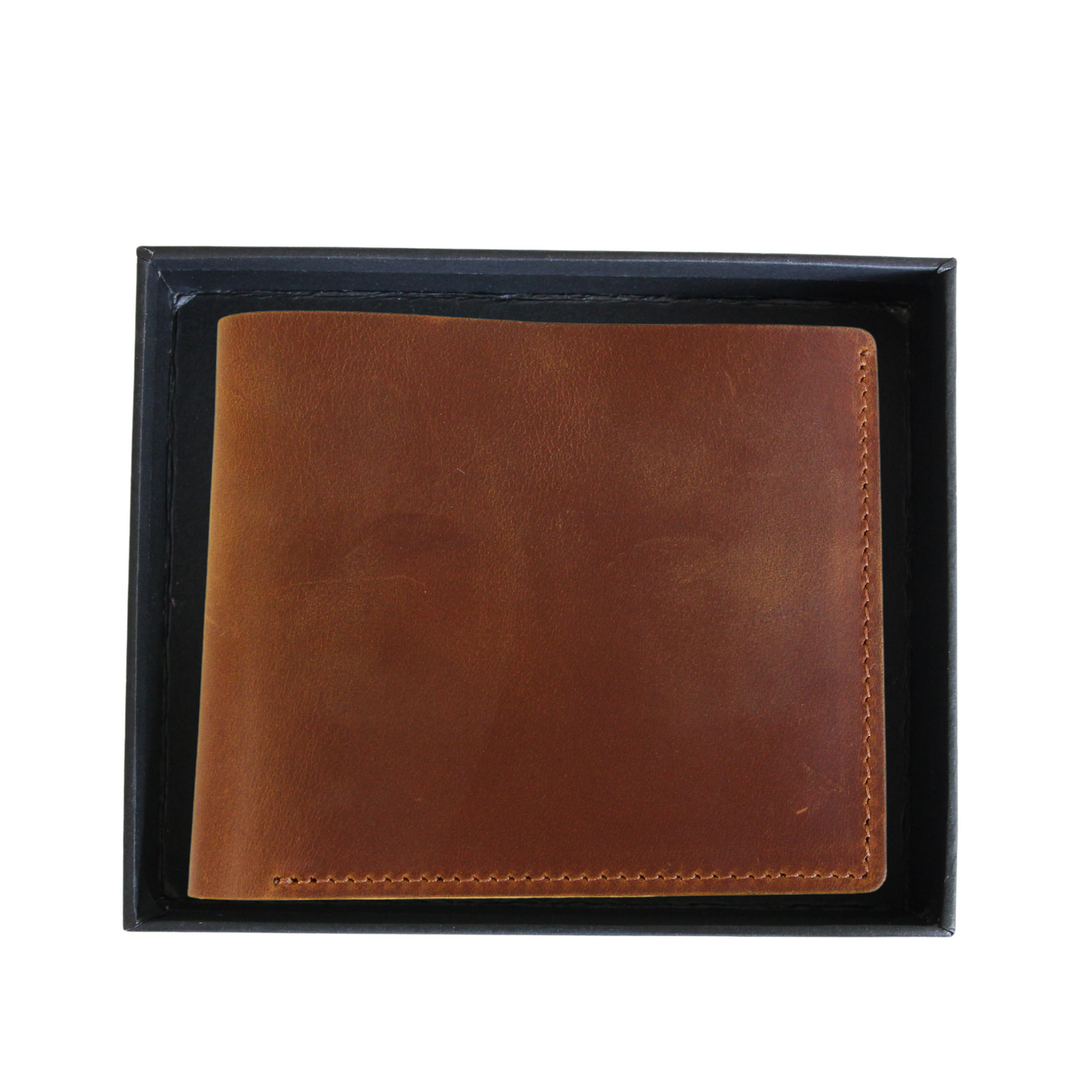 Tan leather mens wallet