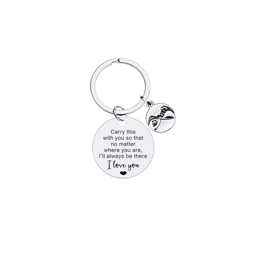 Carry This With You so No matter- Affirmation Keyring
