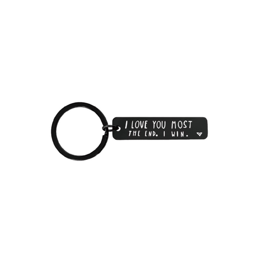 I Love You Most- Affirmation Keyring