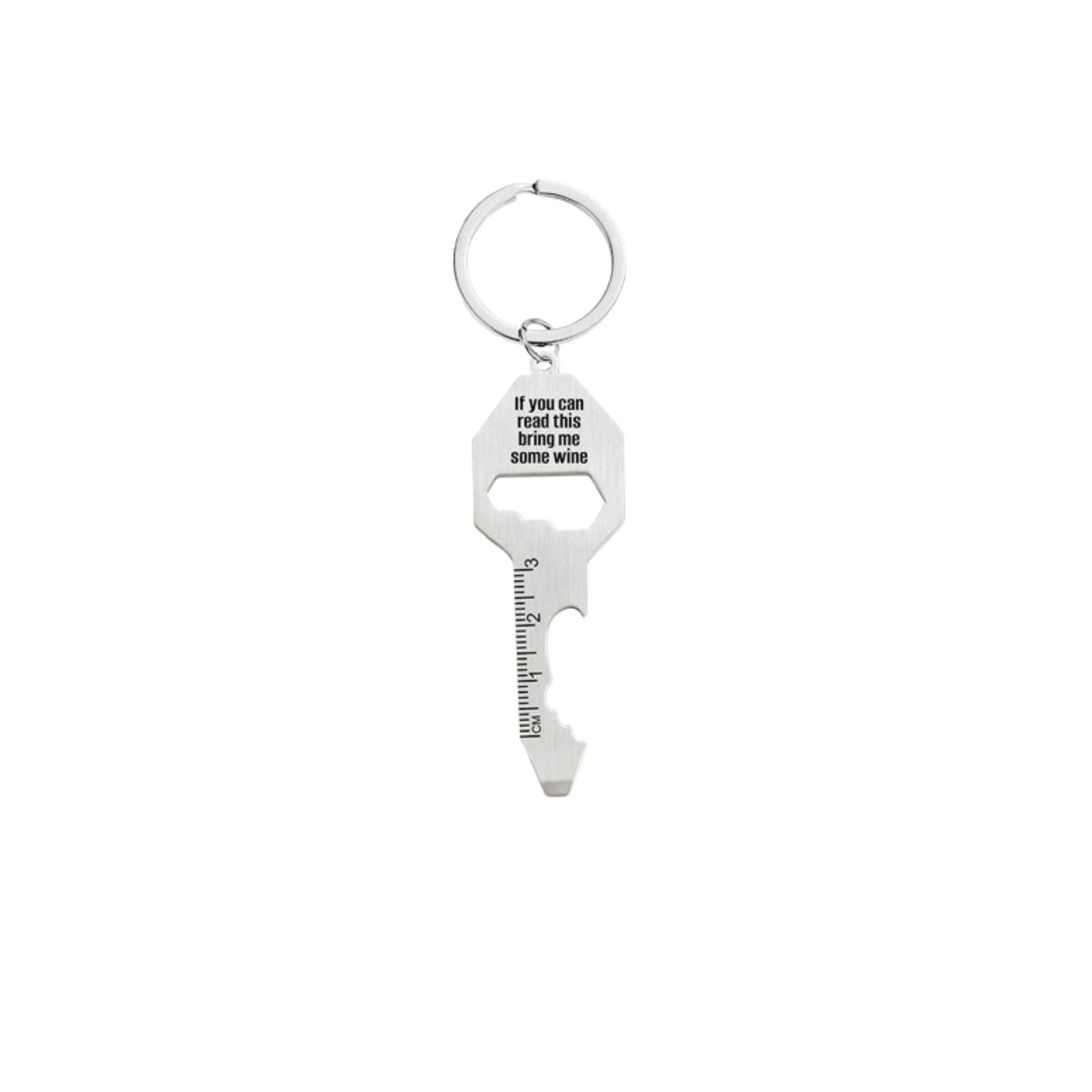 If You Can Read This Bring Me Some Wine-Affirmation Keyring