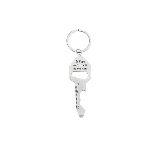 If Papa Can't Fix It No One Can-Affirmation Keyring