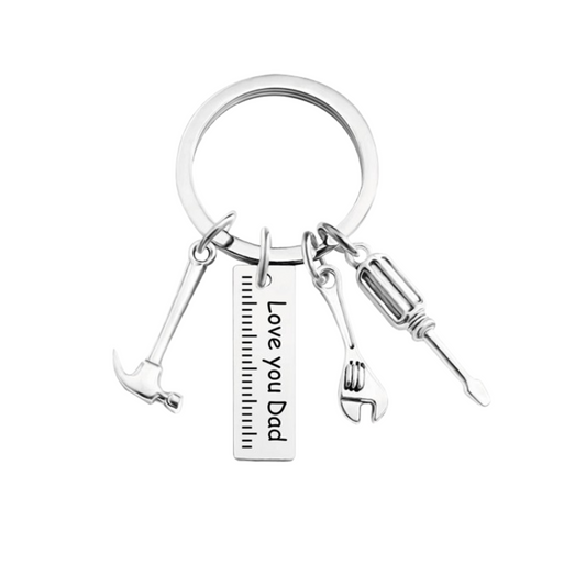 Love You Dad-Affirmation Keyring