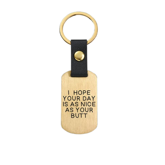 I Hope Your Day-Affirmation Keyring