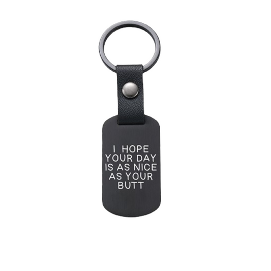 I Hope Your Day-Affirmation Keyring