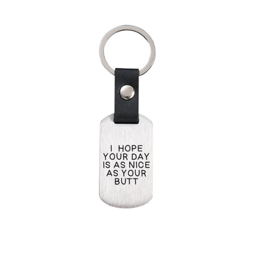 I Hope Your Day-Affirmation Keyring