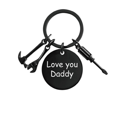 Love You Daddy-Affirmation Keyring