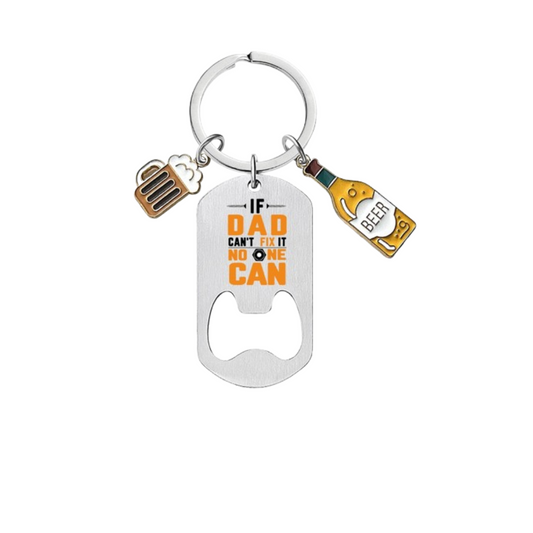 If Dad Can't Fix It-Affirmation Keyring