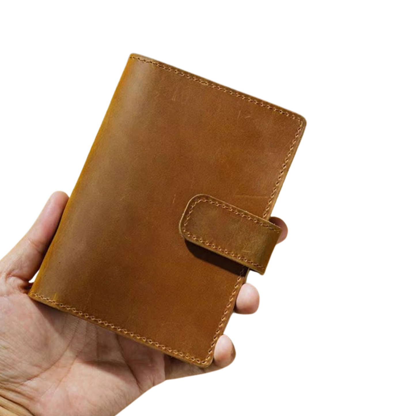 Genuine Leather Dark Brown Passport Holder
