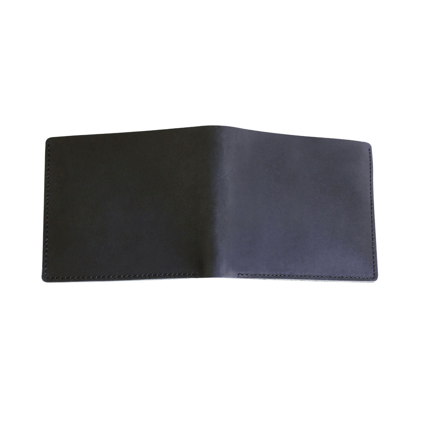 Black leather retro men's wallet