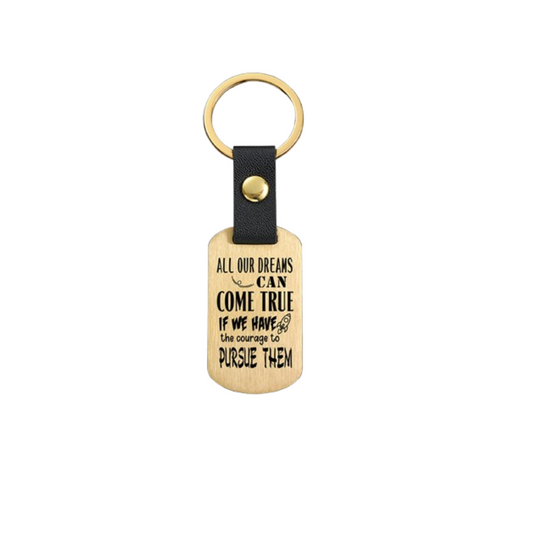 All Your Dreams-Affirmation Keyring