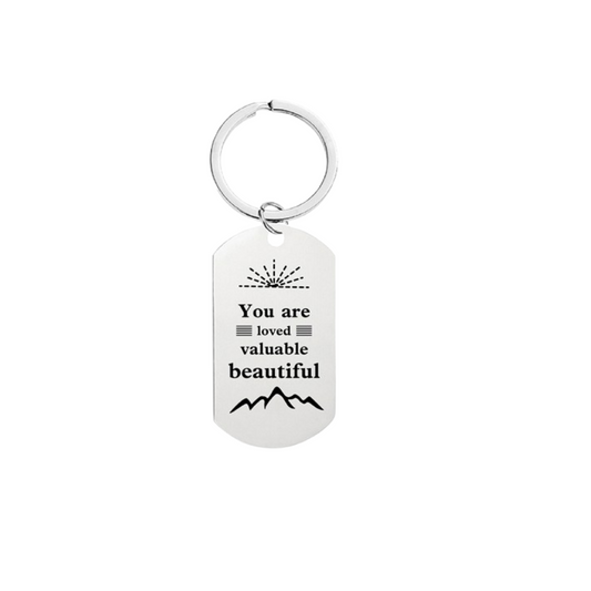 You Are Loved-Affirmation Keyring