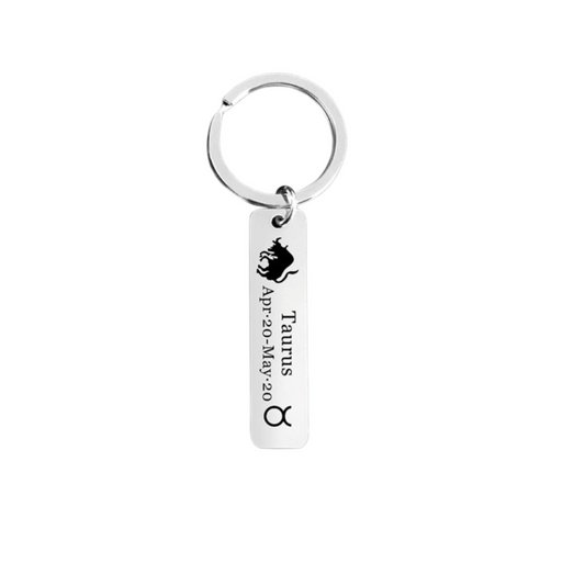 Taurus Horoscope Keyring