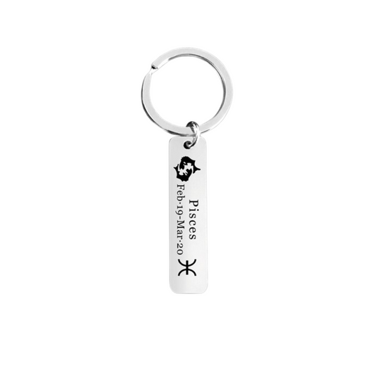 Pisces Horoscope Keyring