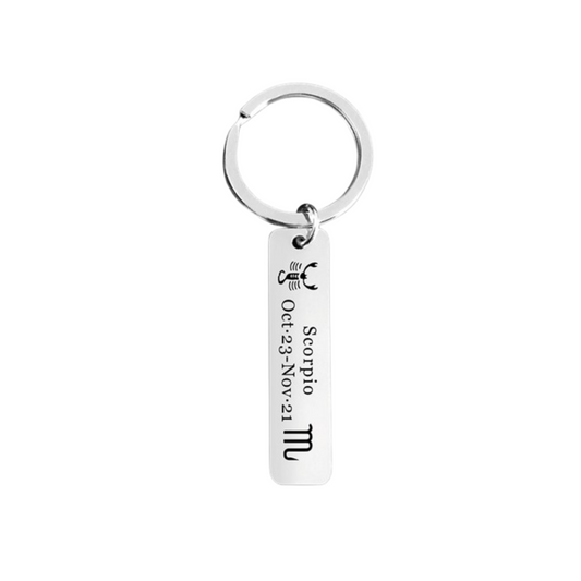 Scorpio Horoscope Keyring