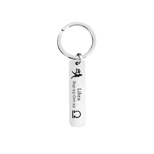 Libra Horoscope Keyring
