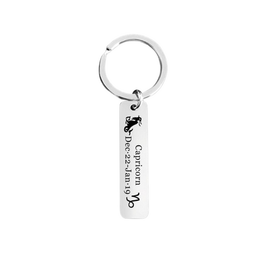 Capricorn Horoscope Keyring