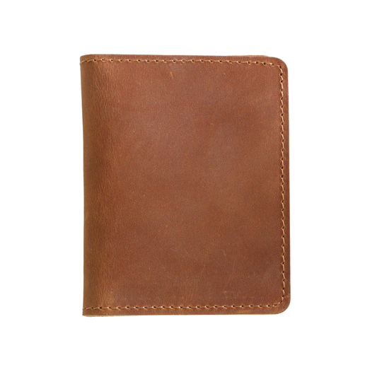 Brown Leather Vintage Card Holder