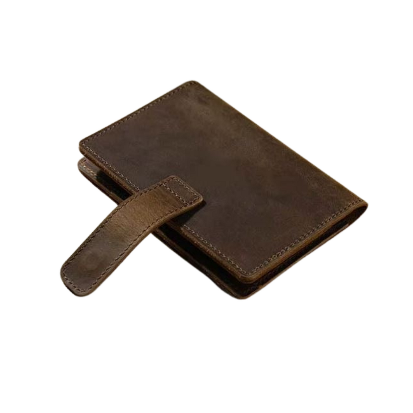 Genuine Leather Coffee Passport Holder