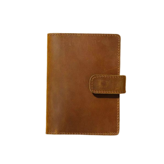 Genuine Leather Dark Brown Passport Holder