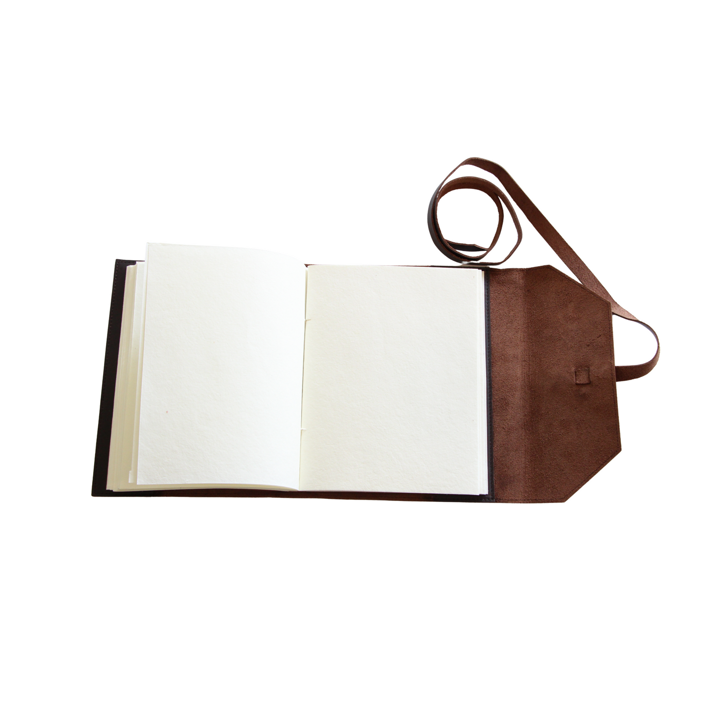 Dark Brown Leather Journal And Book mark Set