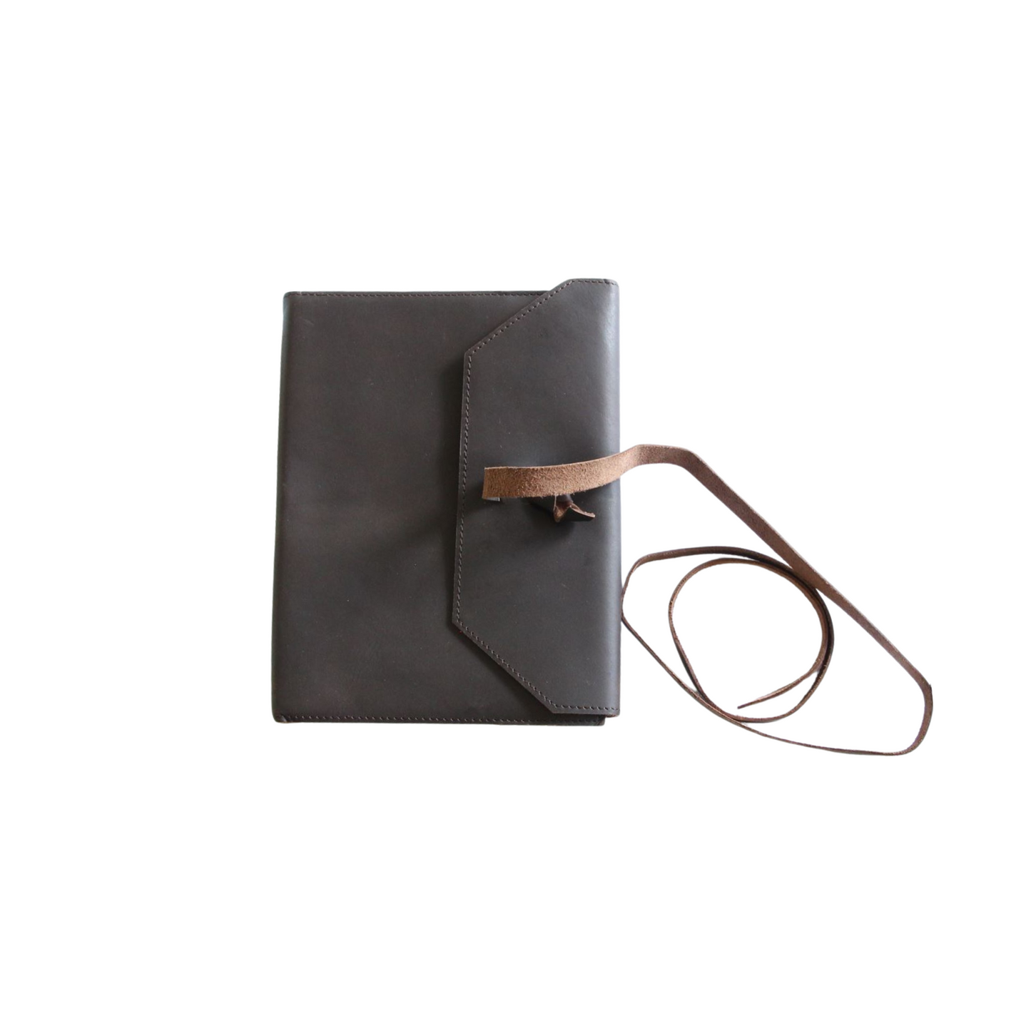 Dark Brown Leather Journal And Book mark Set