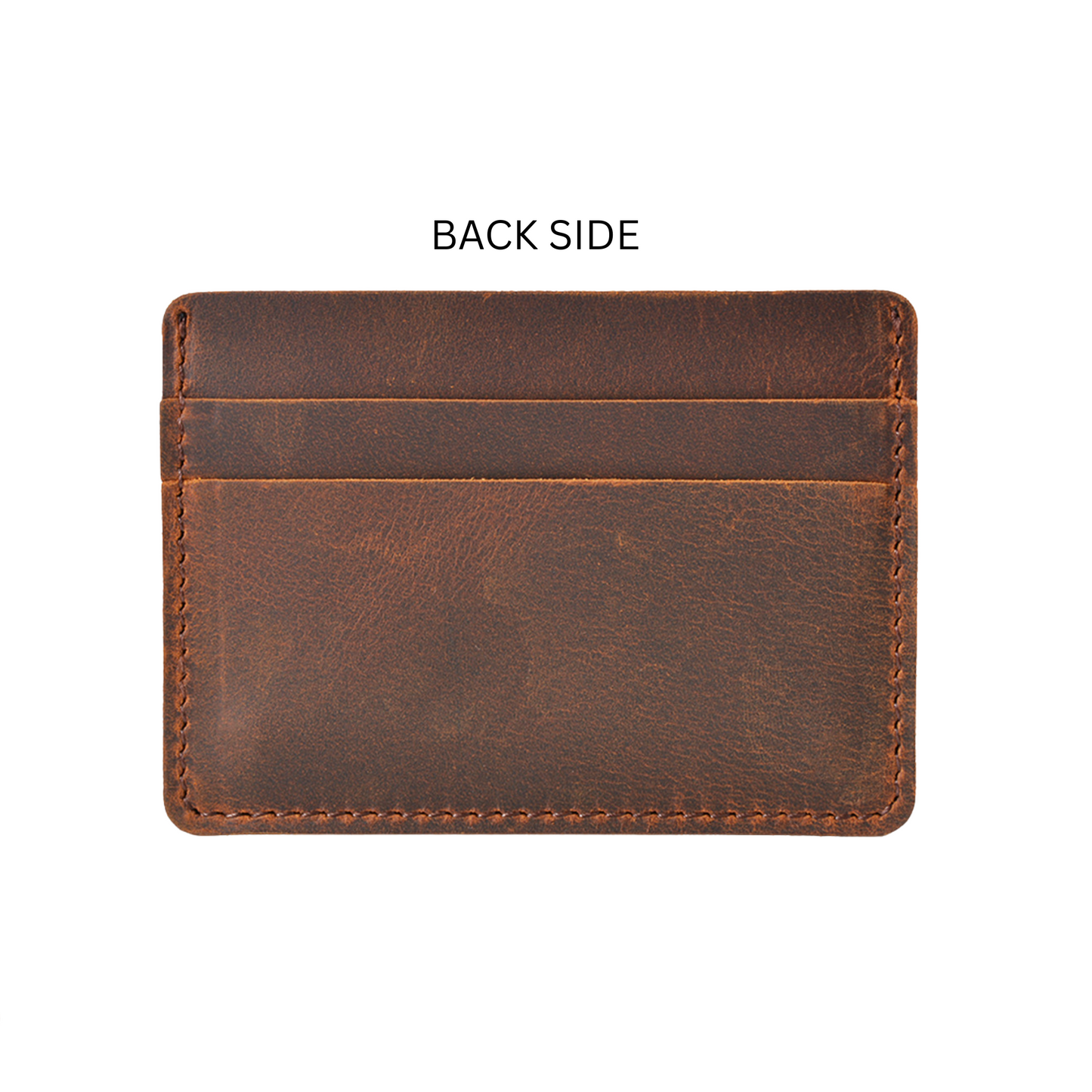 Genuine Leather Brown Card Holder