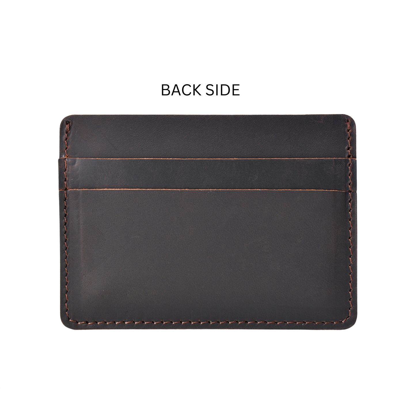 Genuine Coffee Leather Card Holder