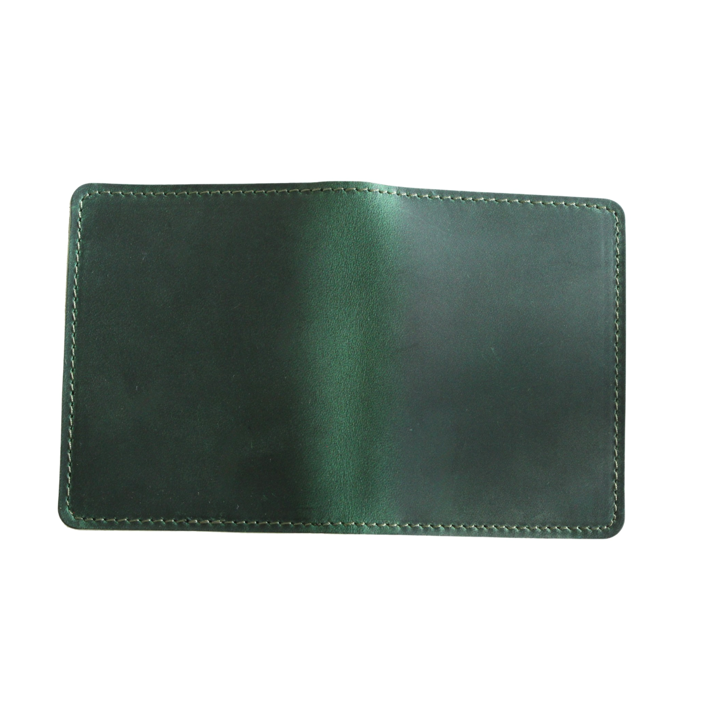 Green Leather Vintage Card Holder